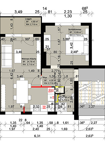 Umbauplanung und Sanierung - Wohnhaus von ca. 1955, Berlin Wedding
